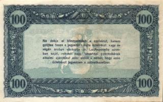 1920-as évek eleje 100K vásárlási visszatérítés lila "Magyar Cserkészek Termelő és Ért." b...