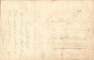 1917 Fényszóró a futóárokban, katona / WWI K.u.k. military, spotlight in the trench. photo