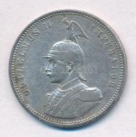 Német Kelet Afrika 1901. 1R Ag II. Vilmos T:2-,3 ph. German East Africa 1901. 1 Rupie Ag Wilhelm II C:VF,F edge error Krause KM#2