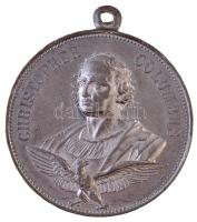 Amerikai Egyesült Államok 1893. Christopher Columbus / IN COMMEMOR OF THE WORLDS COLUMBUS EXHIBITION CHICAGO Sn emlékérem füllel. Szign.: K.W.Z. (37mm) T:2 USA 1893. Christopher Columbus / IN COMMEMOR OF THE WORLDS COLUMBUS EXHIBITION CHICAGO Sn commemorative medal with ear. Sign.: K.W.Z. (37mm) C:XF