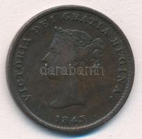 Kanada / Új-Brunswick 1843. 1/2p Cu Viktória T:2,2- Canada / New Brunswick 1843. 1/2 Penny token Cu Victoria C:XF,VF  Krause KM#1
