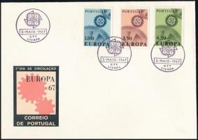 Europa CEPT set FDC, Europa CEPT sor FDC-n