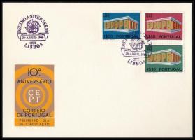 Europa CEPT sor FDC-n, Europa CEPT set FDC