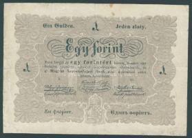 1848. 1Ft "Kossuth bankó" T:restaurált