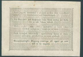 1848. 1Ft "Kossuth bankó" T:restaurált