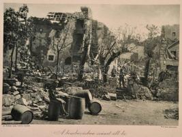 cca 1914-1918 43 db Az Érdekes Újság harctéri felvételeiből, 19x27 cm és 20x19 cm közötti méretben