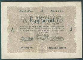 1848. 1Ft "Kossuth bankó" hátoldali "nedenci" román szóban ékezet (pont helyett) T:restaurált