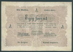 1848. 1Ft "Kossuth bankó" hátoldali "nedenci" román szóban ékezet (pont helyett) T:restaurált