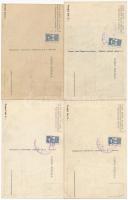 4 db RÉGI romániai katonai propaganda lap a Straja Tarii paramilitáris ifjúsági szervezetről. A lapo...