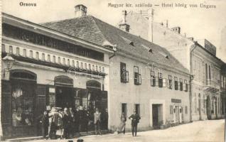 Orsova, Magyar király szálloda Kugler Simon üzlete / Hotel, shop