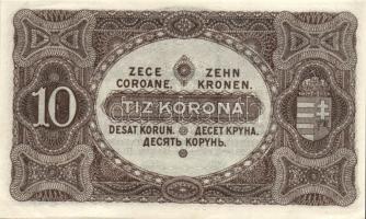 1920. 10K (4x) benne kevésugrású sorszámok T:I,I-