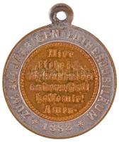 Német Birodalom 1883. "Luther Márton születésének 400. évfordulójára" fém emlékérem füllel...