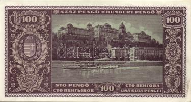 1945. 100P (2x) egymásutáni sorszámokkal T:II+ csak egyszer hajtva