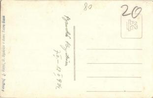 1934 Besztercebánya; Banská Bystrica; Síverseny, síelők a startnál, téli sport / ski race, skiers at...