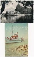 6 db MODERN magyar hajó motívumlap / 6 modern Hungarian ship motive postcards