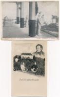 27 db RÉGI külföldi városképes lap / 27 pre-1945 European town-view postcards
