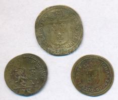 3db klf sárgaréz zseton, játékpénz T:2,2-
3pcs of diff brass jetons and gaming tokens C:XF,VF