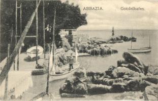 Abbazia, Csónakkikötő / Gondelhafen / boat port