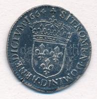 Franciaország 1664. 1/12E Ag "XIV. Lajos" (2,16g) T:2-,3 ph.
France 1664. 1/12 Ecu Ag &qu...
