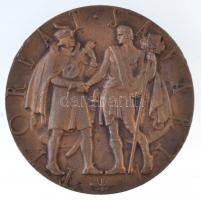 M. Gruber Leó (1911-1991) 1936. "Szombathelyi Országos Dalosverseny - Liszt Ünnepély" Br emlékérem (60mm) T:2,2- ph.