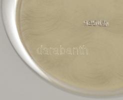 Aranyozott ezüst pohárka, jelzett  / Gold plated silver glass 96,6 g 6,5 cm