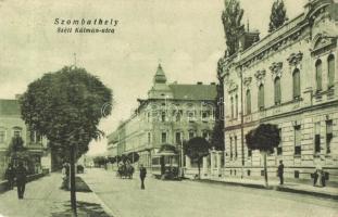 1925 Szombathely, Széll Kálmán utca, villamos  (EK)