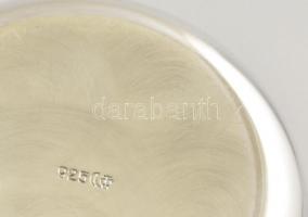 Aranyozott ezüst pohárka, jelzett  / Gold plated silver glass 96,6 g, 6,5 cm