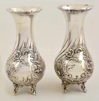 Ezüst váza pár. Jelzett / Silver vase pair. 230 g, 12 cm