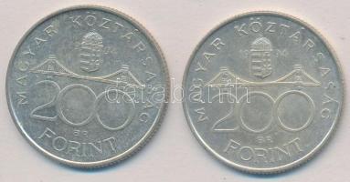 1994. 200Ft Ag "Deák" (2x) T:2