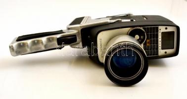 cca 1960 Bell & Howell Zoommaster model 8125 normál 8-as filmfelvevő kamera, 9-27 mm f/1.8 objek...