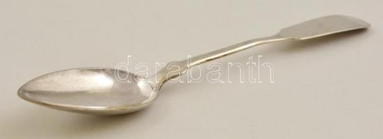 11 darabos ezüst (Ag.) teáskanál szett dobozában / Silver spoon set in box nett:230 g