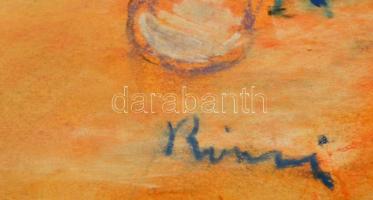 Rónai jelzéssel: Utcarészlet, pasztell, papír, 31×43 cm