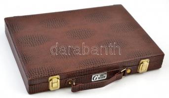 Gruntik Imperial műbőr aktatáska, 37×30,5×5,5 cm