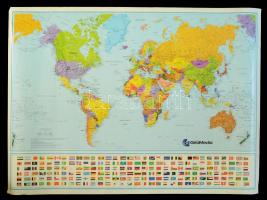 2000 Nagyméretű világtérkép, 1:35000000, Geomedia, 120×86 cm