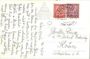 1938 Pozsony, Bratislava, Pressburg; Nemzetközi vásár / National Fair, Schmoll Pasta, Blenday Pasta,...