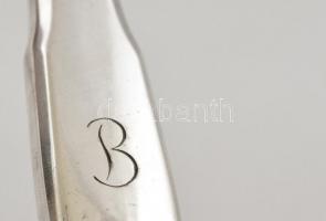 Ezüst nyelű kenyérvágó kés / Silver bread knife 29 cm