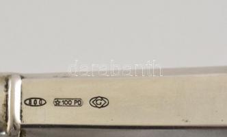 Ezüst nyelű kenyérvágó kés / Silver bread knife 29 cm