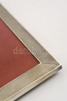 Ezüst, asztali képkeret külső méret 16x21 cm / Silver frame