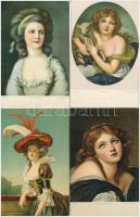 30 db RÉGI használatlan Stengel litho művészlap nagyon szép állapotban / 30 pre-1945 unused Stengel ...