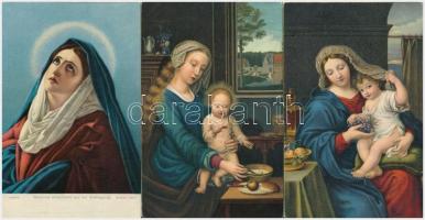 30 db RÉGI használatlan Stengel litho művészlap nagyon szép állapotban / 30 pre-1945 unused Stengel ...