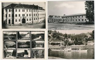 66 db MODERN külföldi városképes lap az 1950-es és 1960-as évekből / 66 modern European and overseas town-view postcards from the 50s and 60s