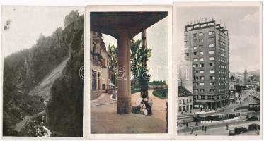 31 db RÉGI felvidéki városképes lap / 31 pre-1945 Slovakian town-view postcards