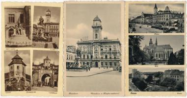 31 db RÉGI felvidéki városképes lap / 31 pre-1945 Slovakian town-view postcards