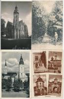 31 db RÉGI felvidéki városképes lap / 31 pre-1945 Slovakian town-view postcards