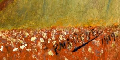 Pataky Marienne (?-?): Merengő. Vegyes technika, karton, utólag jelezett, 28×21 cm