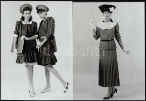 cca 1985 20 db divatfotó, 24x18 cm