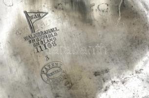 Walker &Hall alpakka kiöntő, jelzet, horpadással az alján, m:14,5 cm