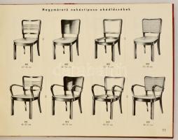 cca 1930 Szék és Faárugyár Rt. képes katalógusa, félvászon kötésben, 60p