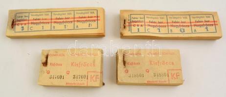 cca 1960 Vendéglátó Vállalat, kisfröccs, nagyfröccs papír tömbök, összesen: 4 db
