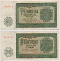 Németország / Weimari Köztársaság 1918. 2M Kreis Steinburg szükségpénz + 1919. 50M + NDK 1948. 50M (2x) T:III Germany / Weimar Republic 1918. 2 Mark Kreis Steinburg necessity money + 1919. 50 Mark + GDR 1948. 50 Mark (2x) C:F